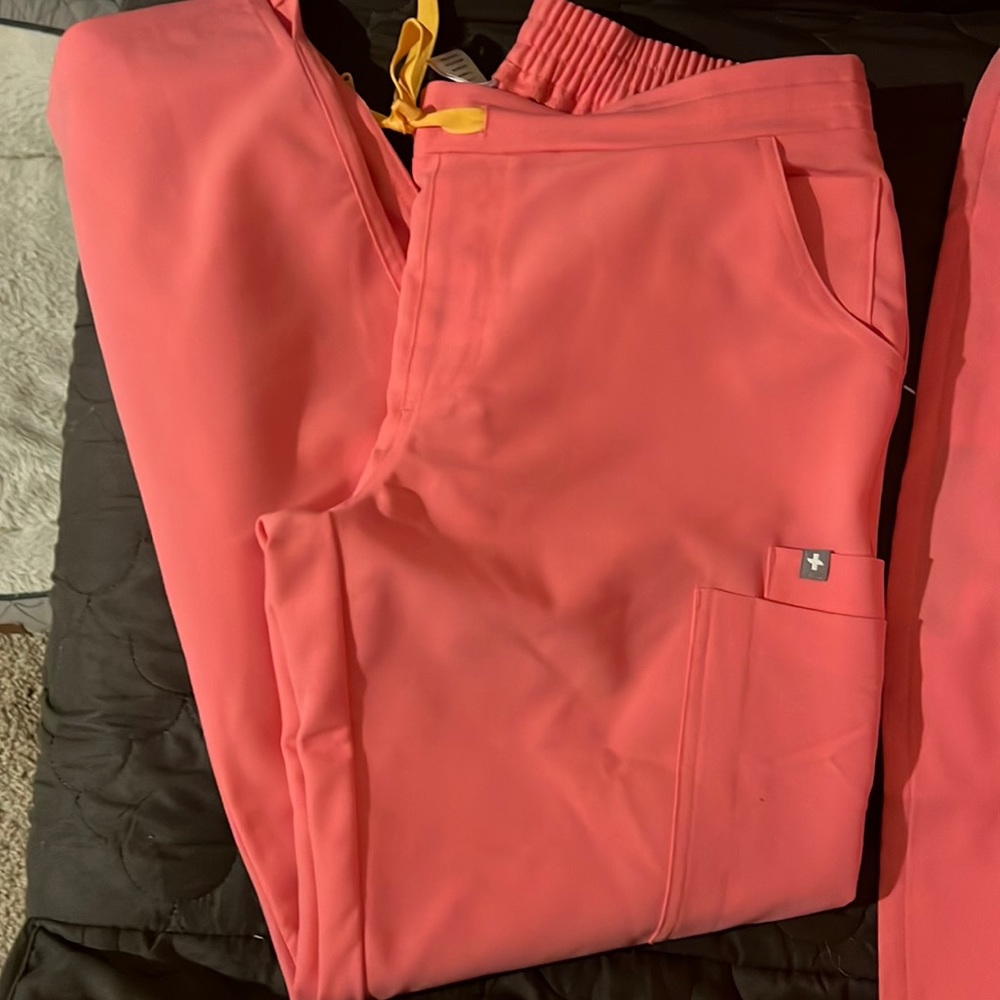 Pinkish scrubs